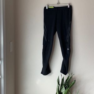 Adidas black running tights leggings M